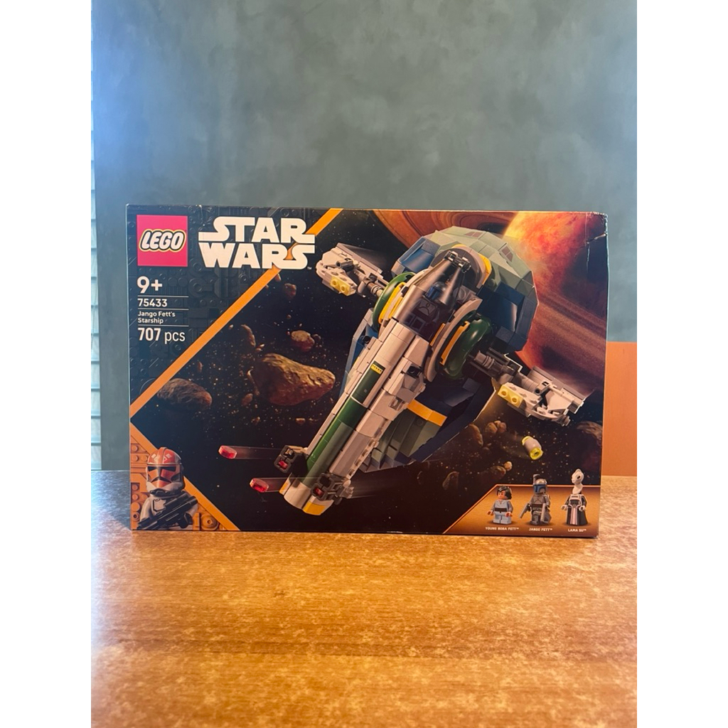 Lego Star Wars Jango Fett Slave 1 Starship 75433 Original partout