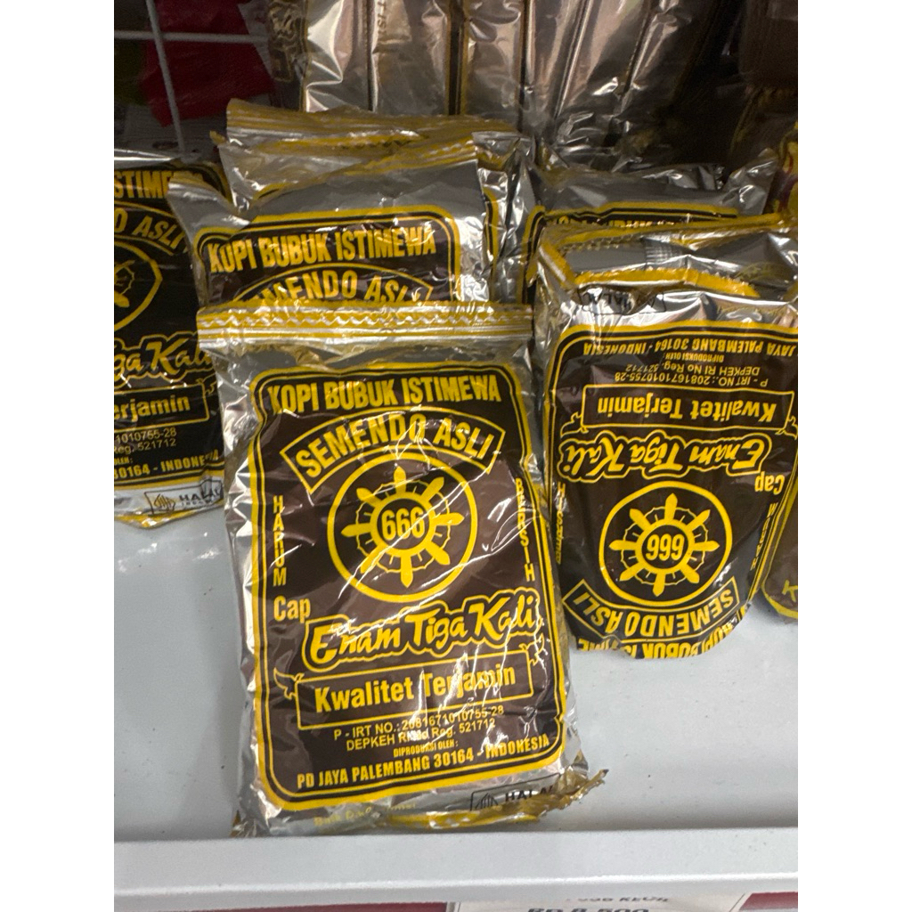 Kopi Semedo 666 Bubuk Asli Palembang 75gram