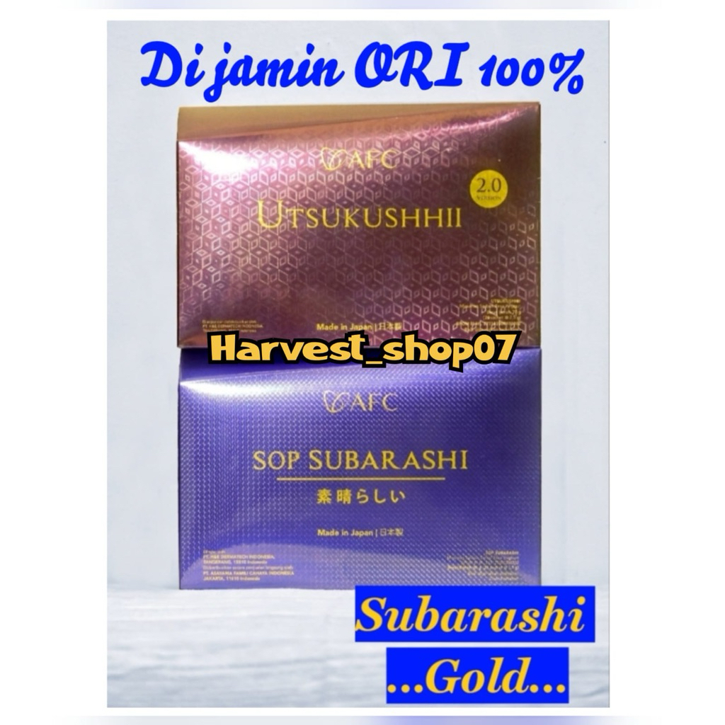 PAKET SUBARASHI GOLD UTSUKUSHI GOLD AFC JAPAN