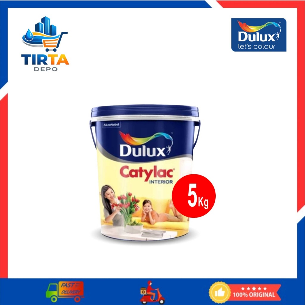 Dulux Catylac Cat Tembok Interior 5 Kg Cat Dinding Dalam Warna Tahan Lama