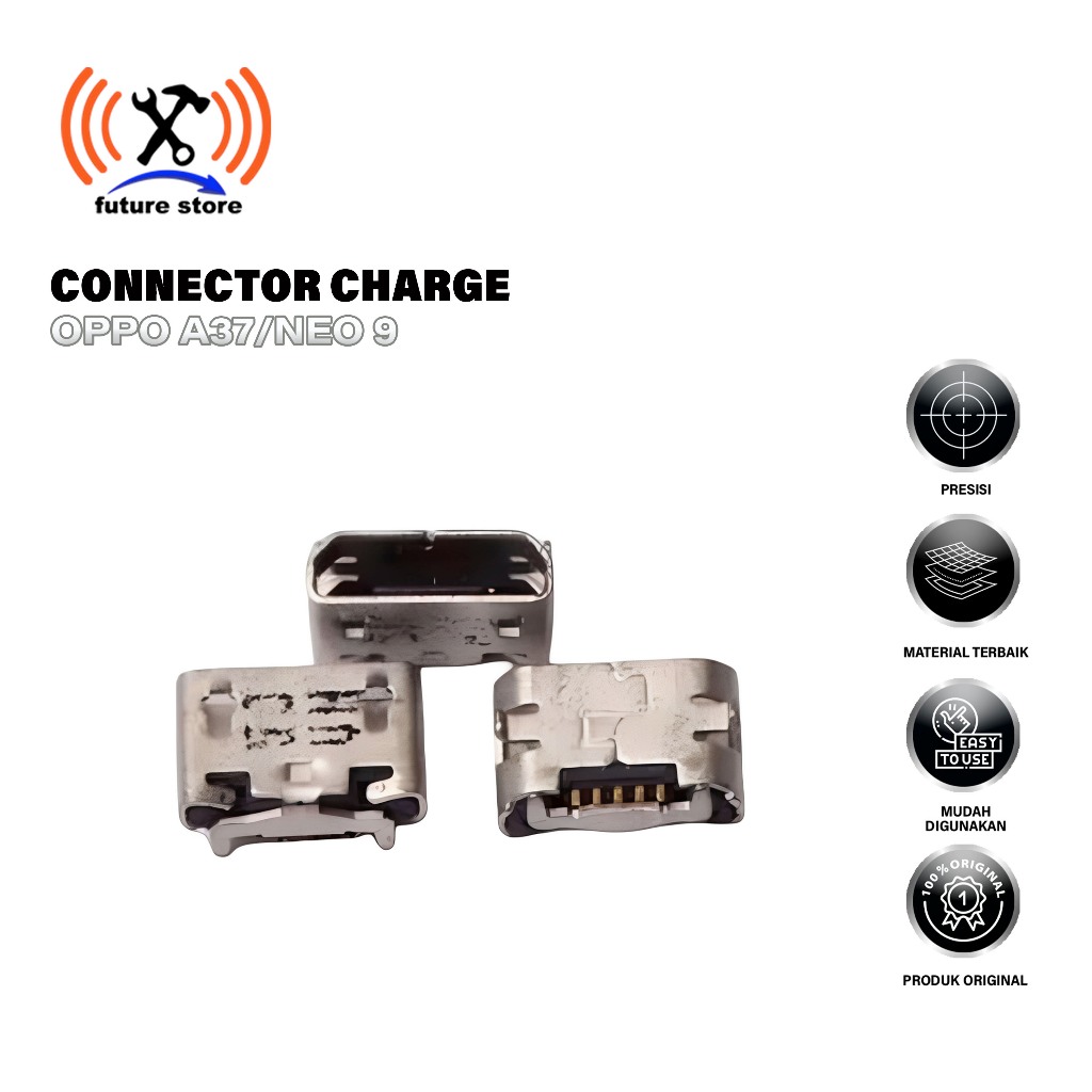 KONEKTOR CAS OPPO A37/NEO 9 ORIGINAL - SOCKET CHARGER OPPO A37/NEO 9