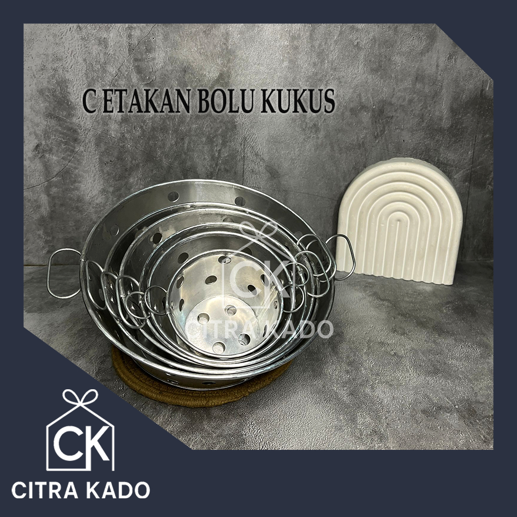 CETAKAN BOLU KUKUS ALUMNIUM / CETAKAN BOLU KUKUS BESAR/ LOYANG KUE KUKUS