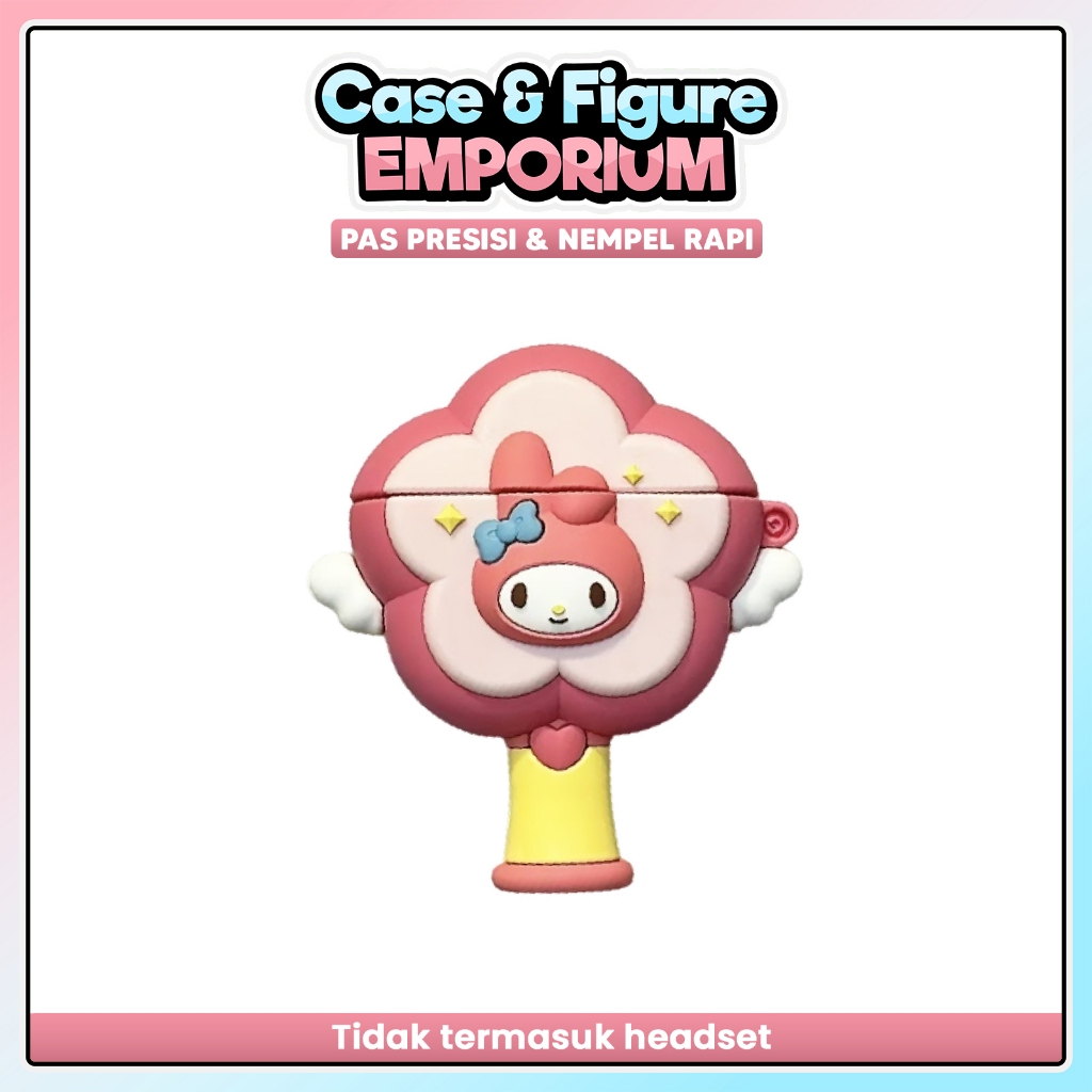 [ATP] Case Pods Gen 1 2 3 Pro Soft Silicone Karakter 252 - Melody Magic Stick Sanrio