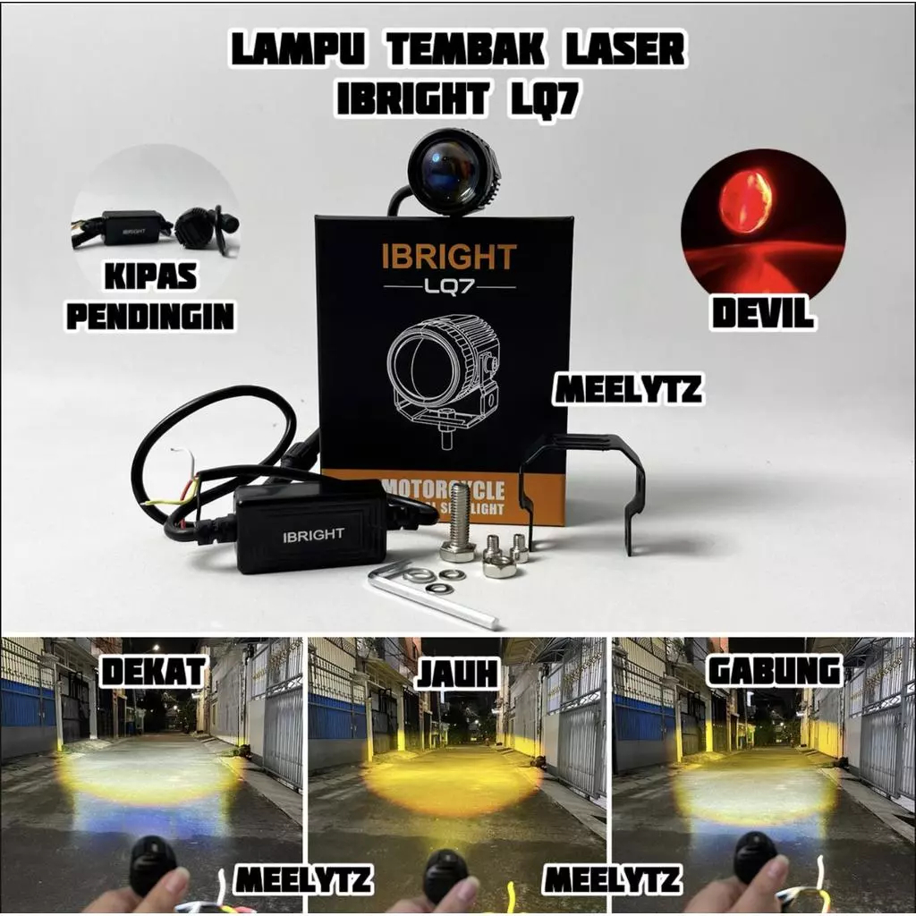 IBRIGHT LQ7 - Lampu Tembak Laser