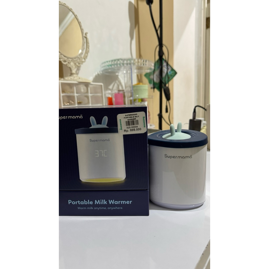 Supermama portable milk warmer (preloved)