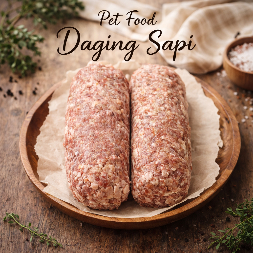 Pet Food Daging Sapi Giling 250g – Daging Sapi untuk Dog Food / Makanan Anjing