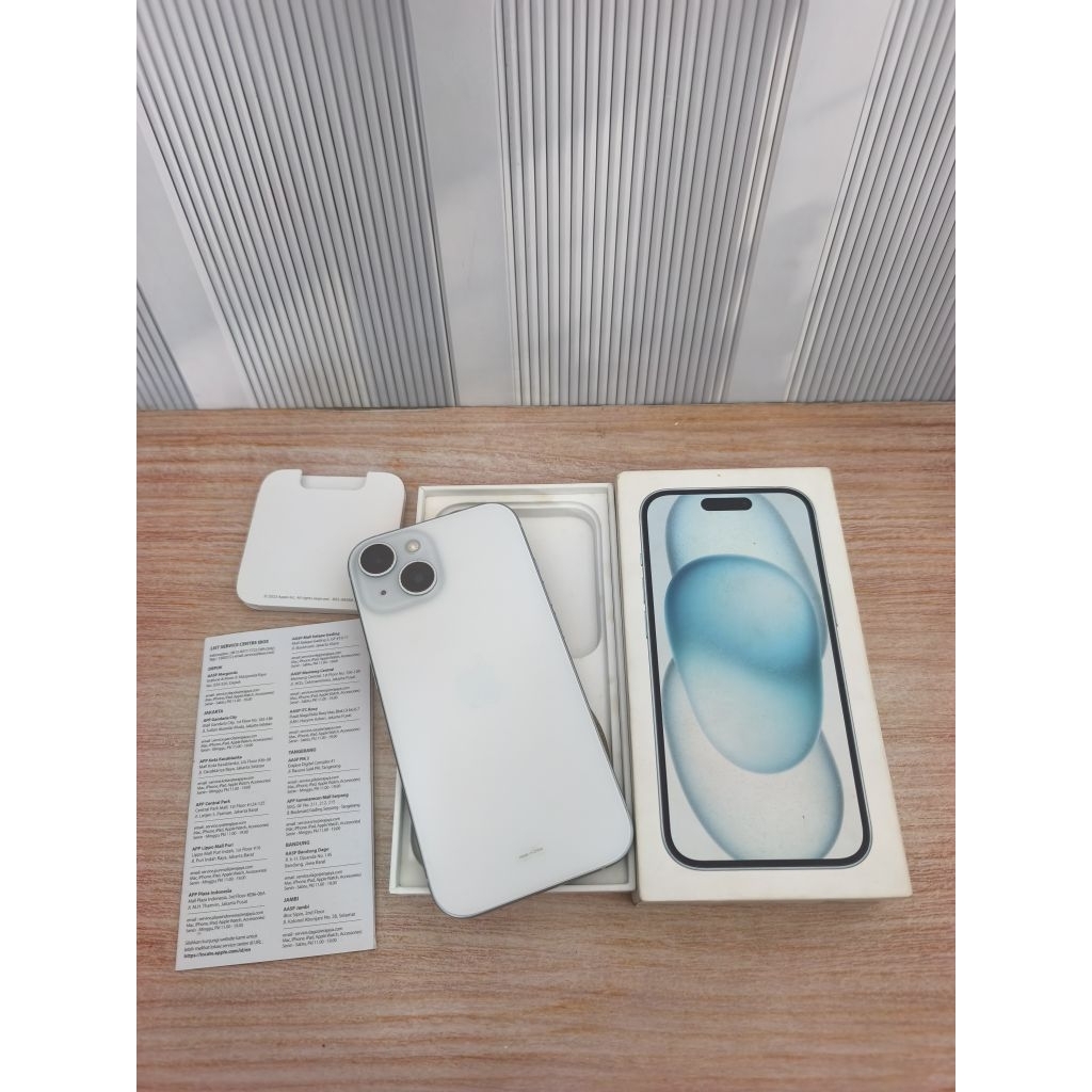 IPHONE 15 128GB RESMI IBOX SECOND FULLSET ORIGINAL