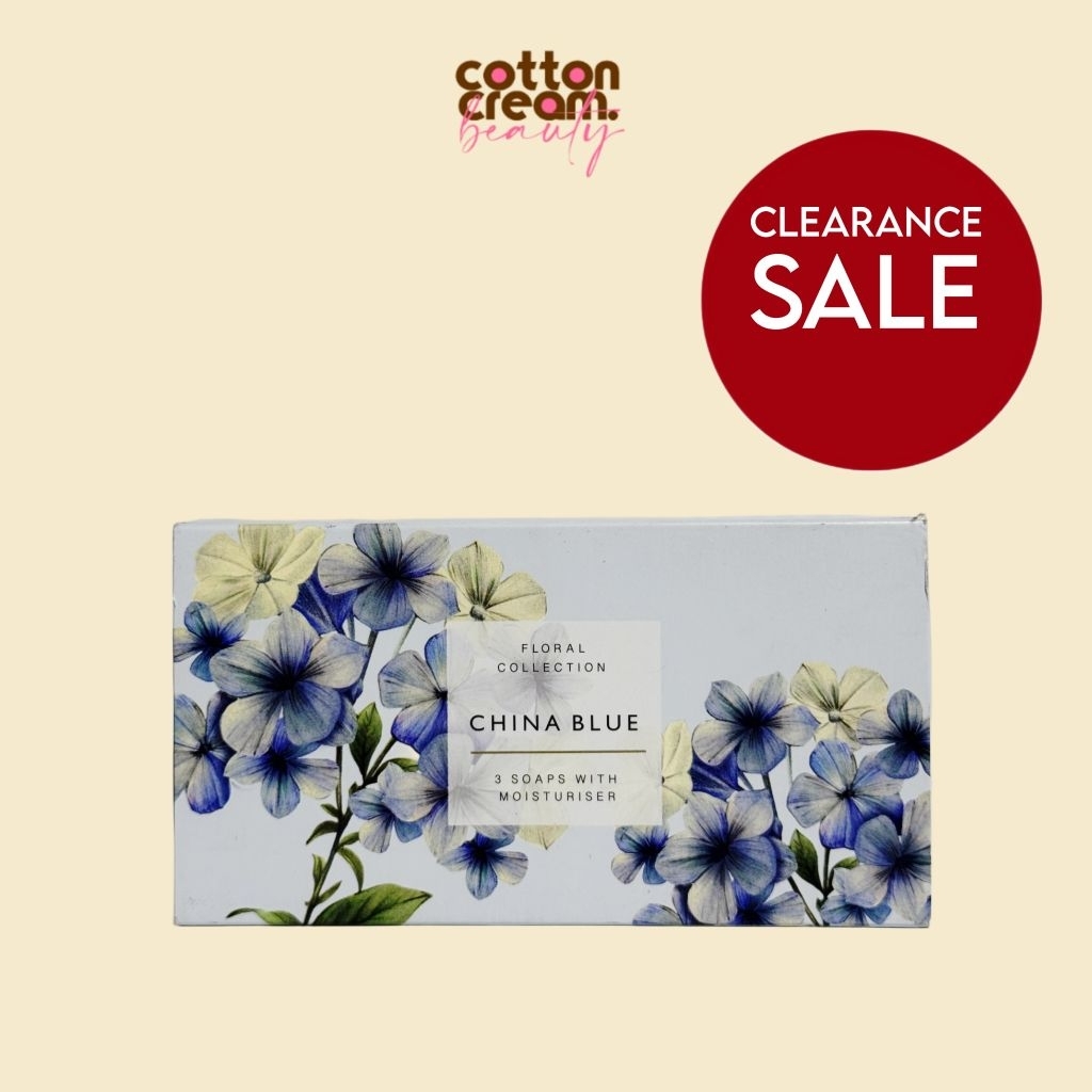 Marks & Spencer China Blue Geranium Trio Soap Set