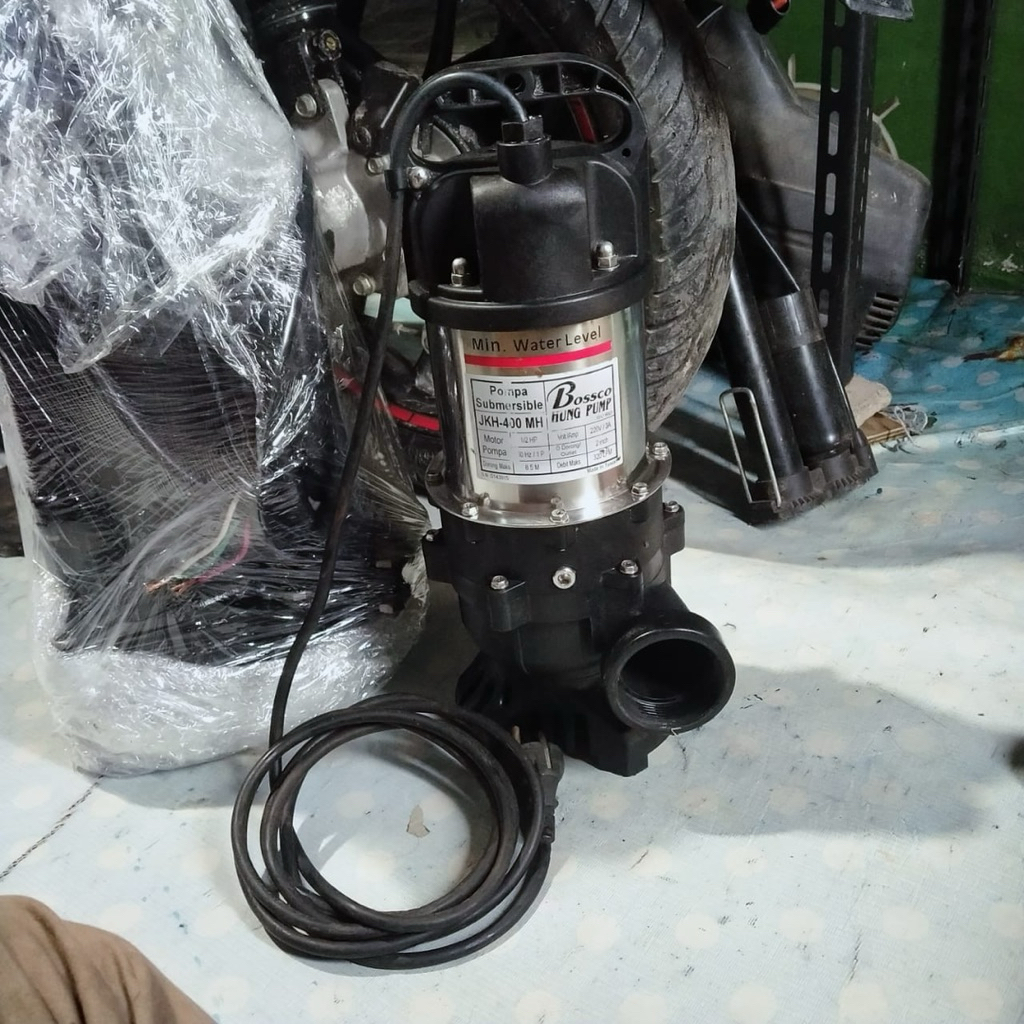 Pompa Celup Bossco JKH-400 MH Pompa Celup Air Kotor/Bersih 1/2 HP - Debit Besar 2 Inch