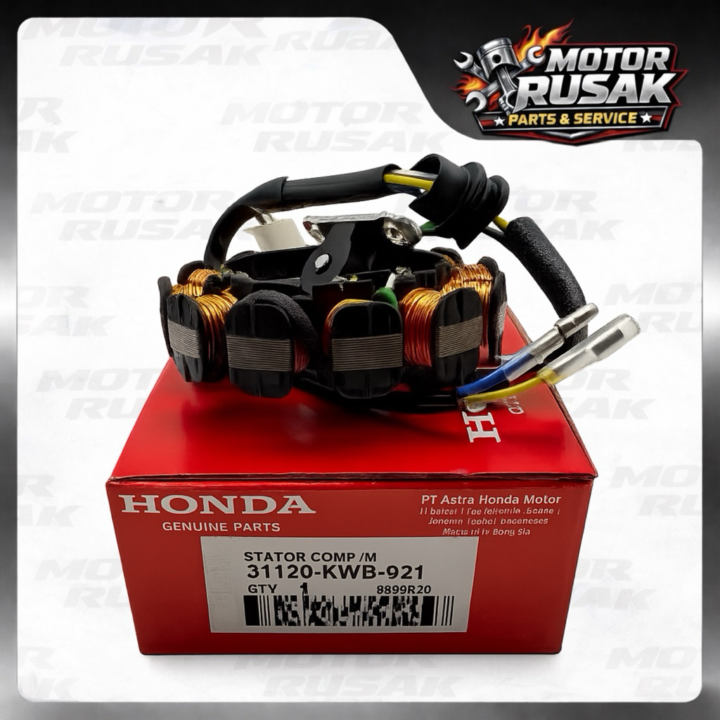 Spul Assy Stator Honda Blade Revo Absolute 110cc KWB – Stator Comp Motor Honda