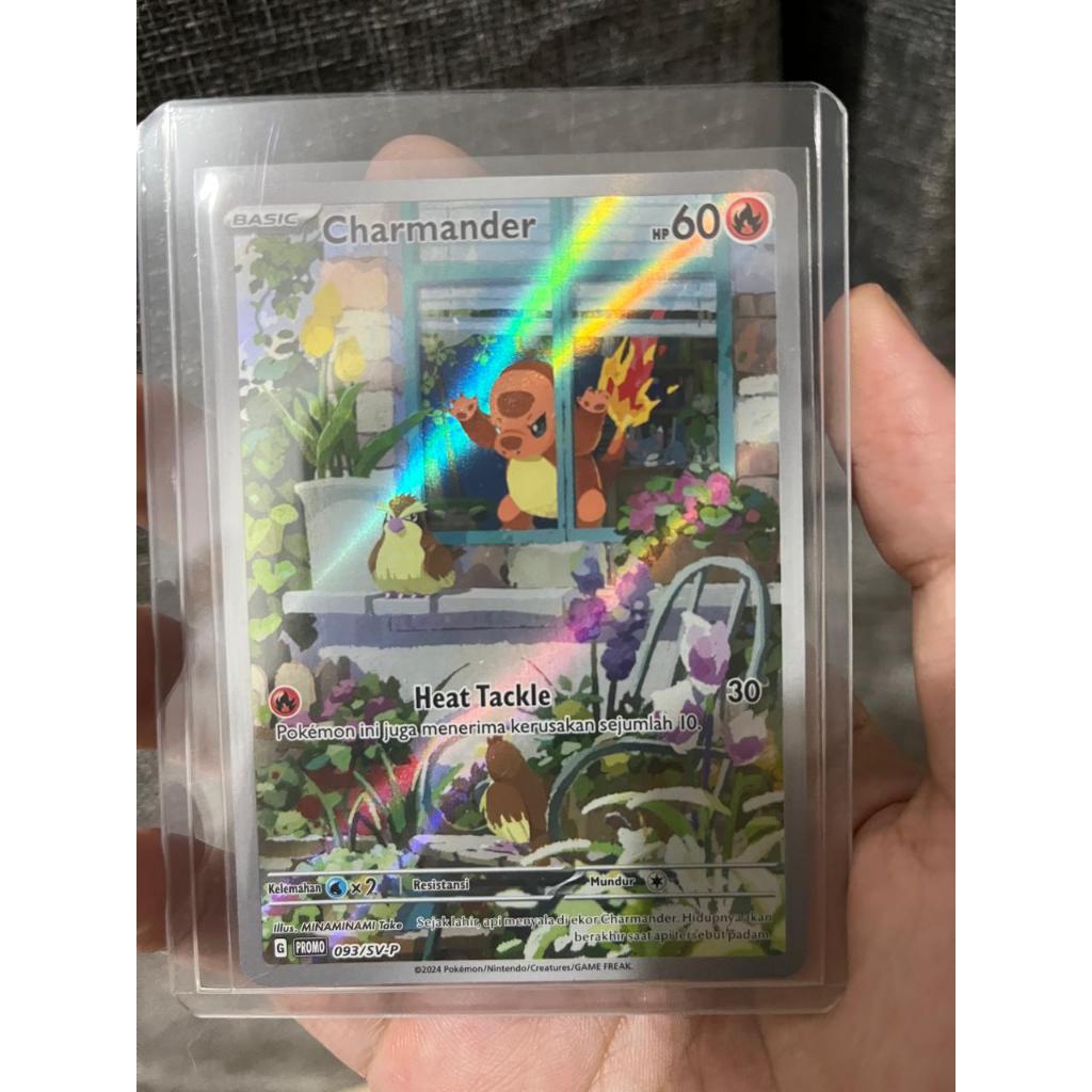 Charmander AR Promo 093/SV-P Kartu Pokemon TCG ID