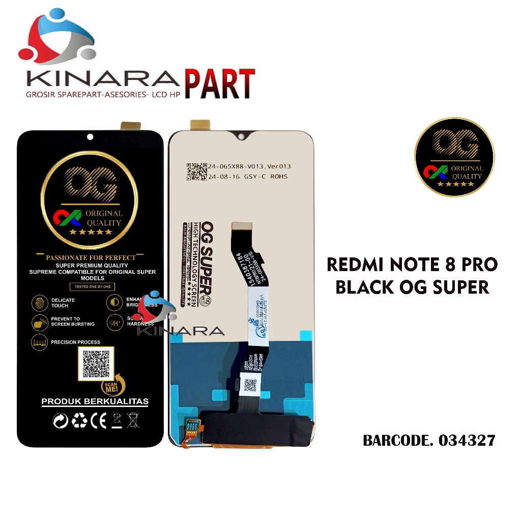 LCD TS  XIAOMI NOTE 8 PRO / LCD REDMI NOTE 8 PRO OG SUPER