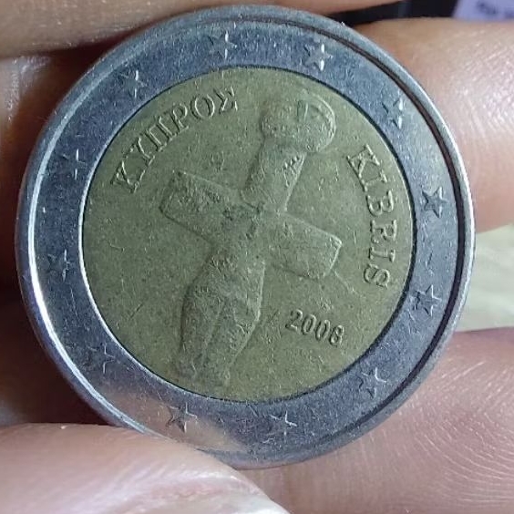 Koin 2 euro Cyprus 2008