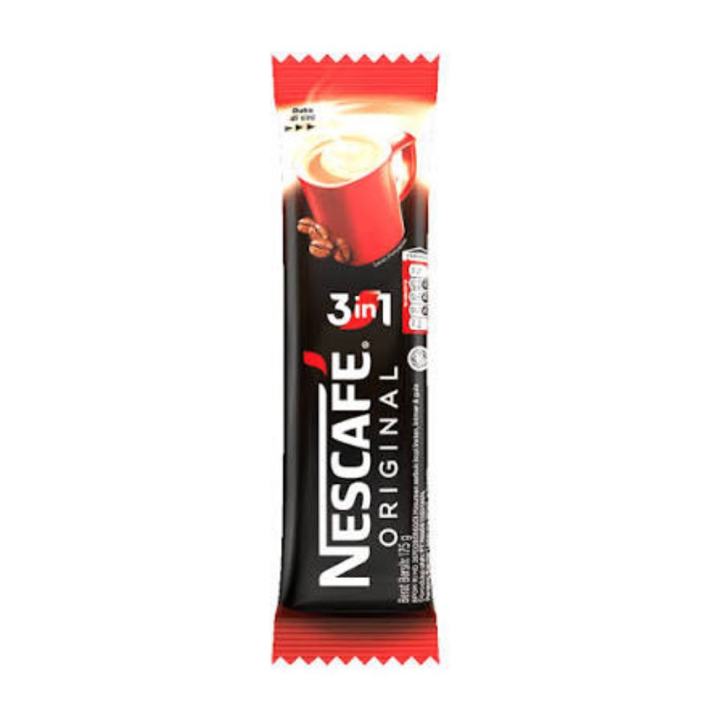 5 Pcs NESCAFÉ 3 in 1 Original Kopi Instan Sachet Creamy Praktis Kopi Susu Nescafe