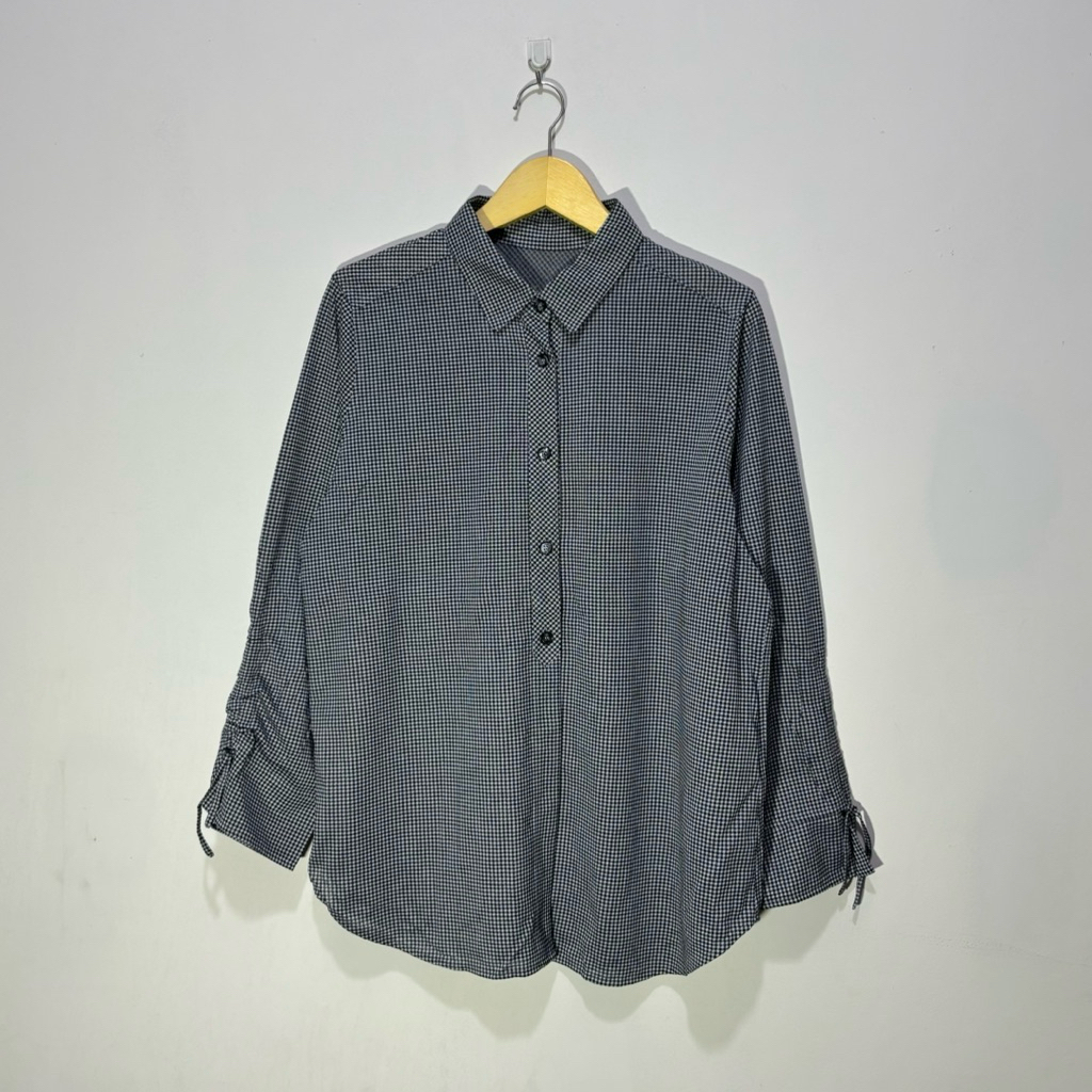 Kemeja Wanita Gaya Casual / Hijab Friendly