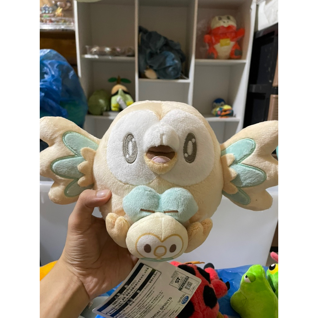 Pokemon Plush Rowlet Pokemon Peaceful Place New Tag