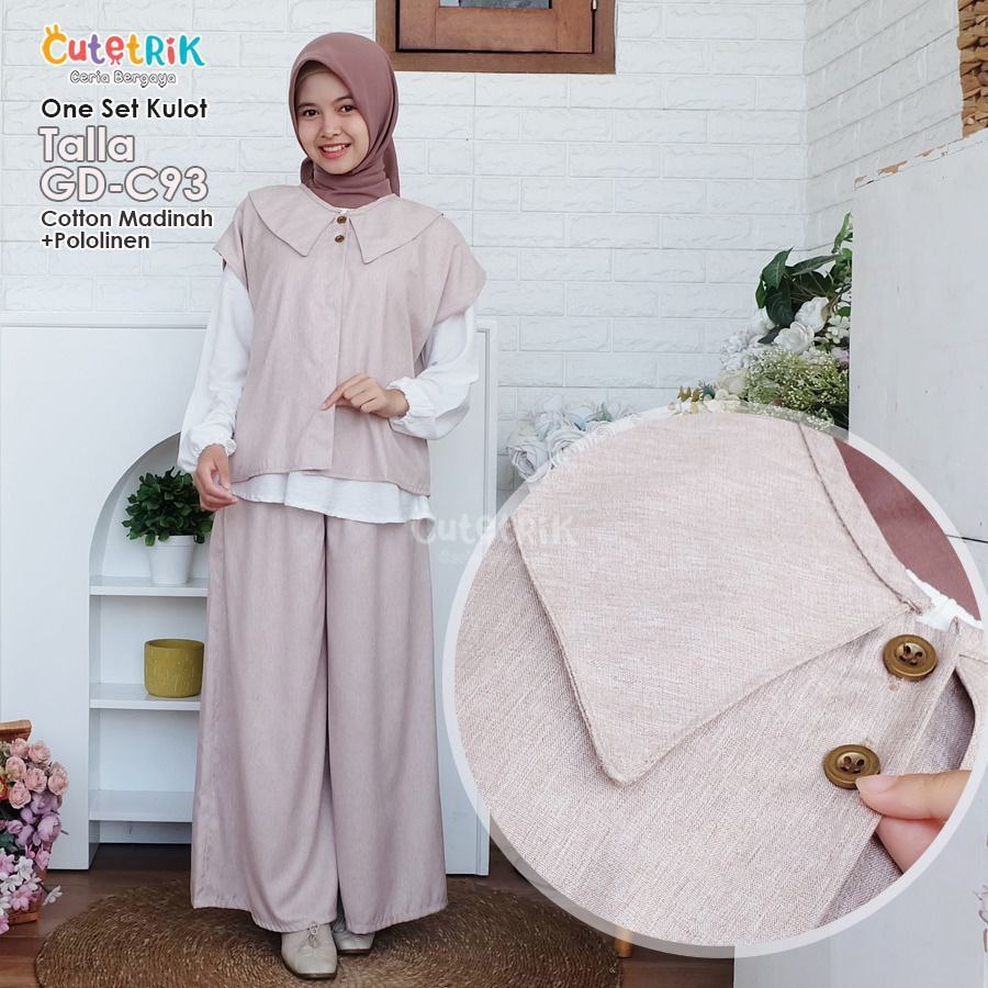 v4 SET KULOT TUNIK CUTETRIK TERBARU ANAK PEREMPUAN REMAJA TANGGUNG TERBARU 2026