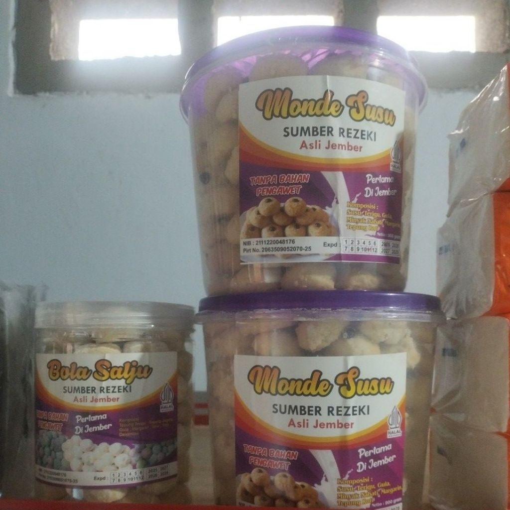 MONDE SUSU JEMBER DAN BOLA SALJU JEMBER ,HARGA SAMA.MANTUL.