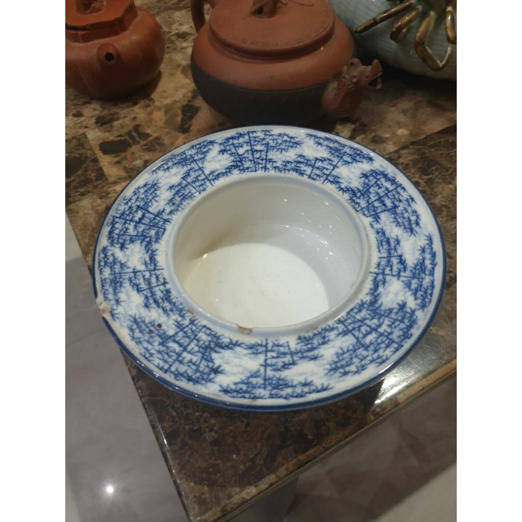 Mangkuk Porselen Keramik Antik Vintage