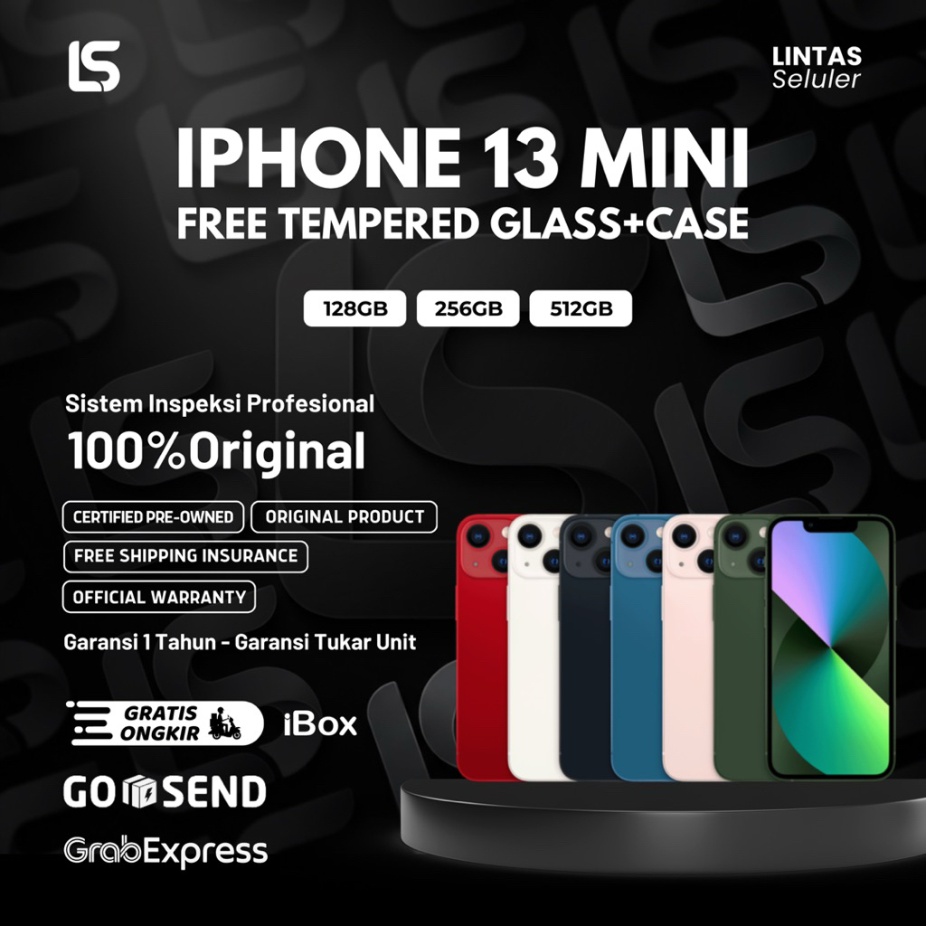 Apple iPhone 13 Mini 128GB / 256GB / 512GB Garansi Resmi Indonesia Original Apple – Lintas Seluler