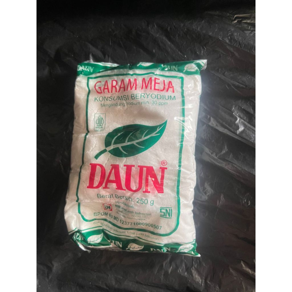 [ECER] garam daun 250 gram / garam yodium / garam meja