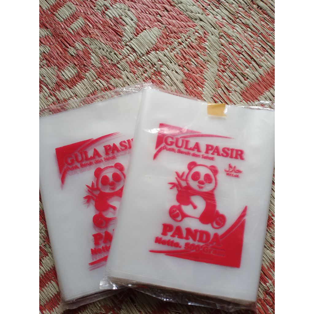 plastik gula pasir 500 gr ( isi 100 lembar )