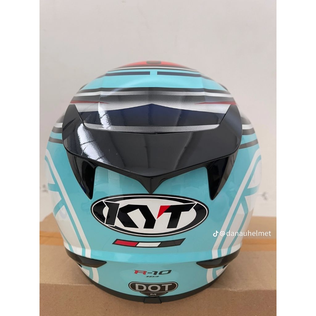 Kyt R10 Aqua blue fulface second