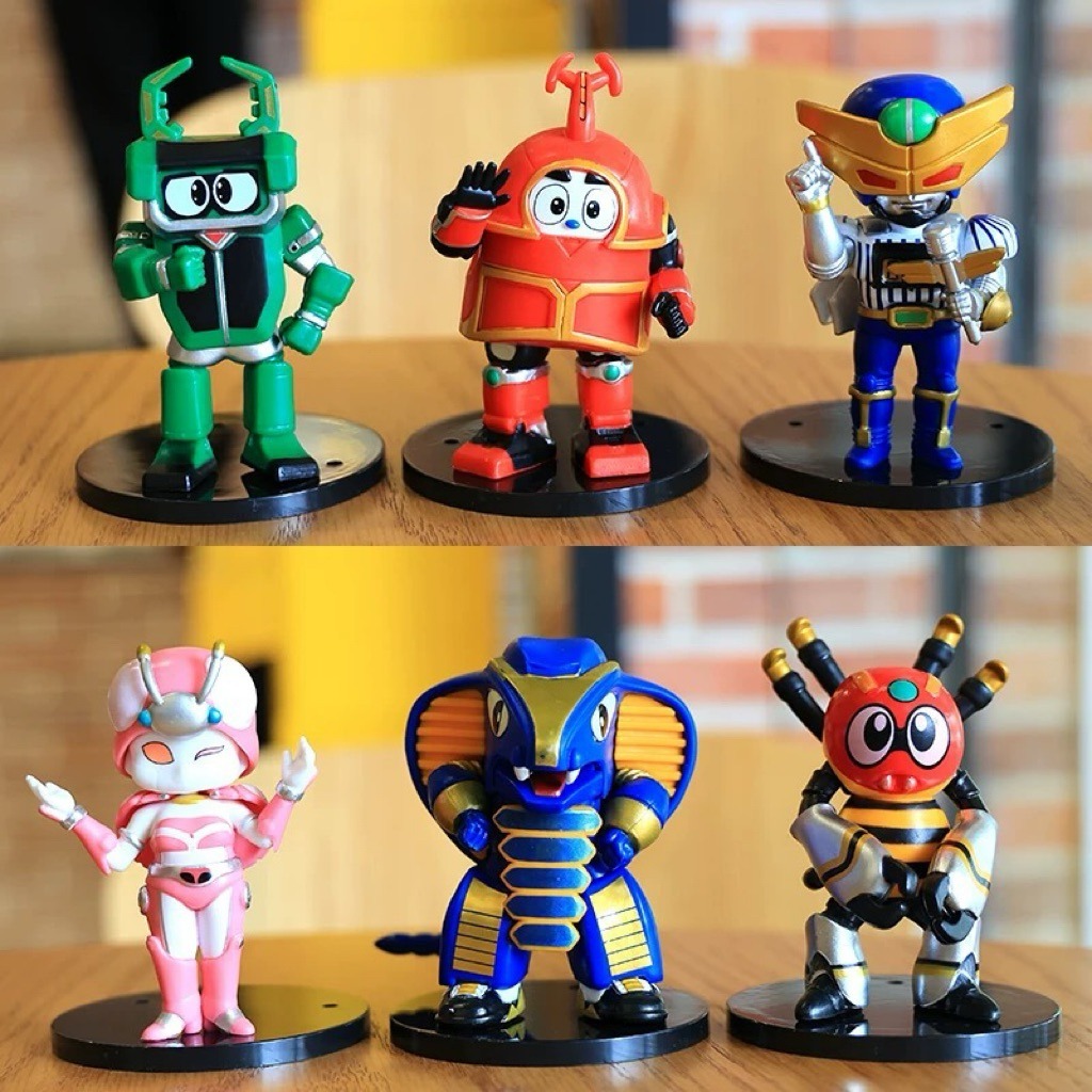 Action Figure B-ROBO KABUTACK Figure Robot KABUTAKU Set isi 6 pcs