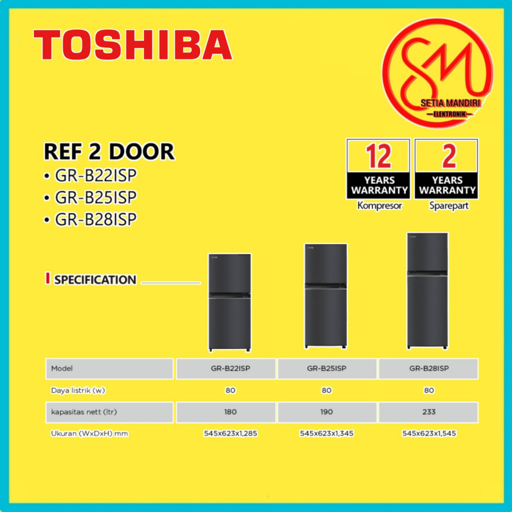 Toshiba GR-B22ISP Kulkas