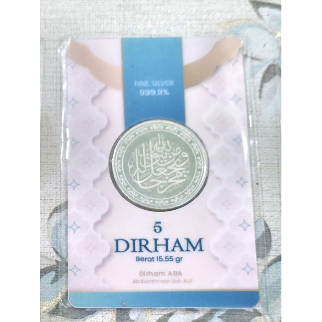Silverium Logam Mulia 5 Dirham ABA 15,55  gram