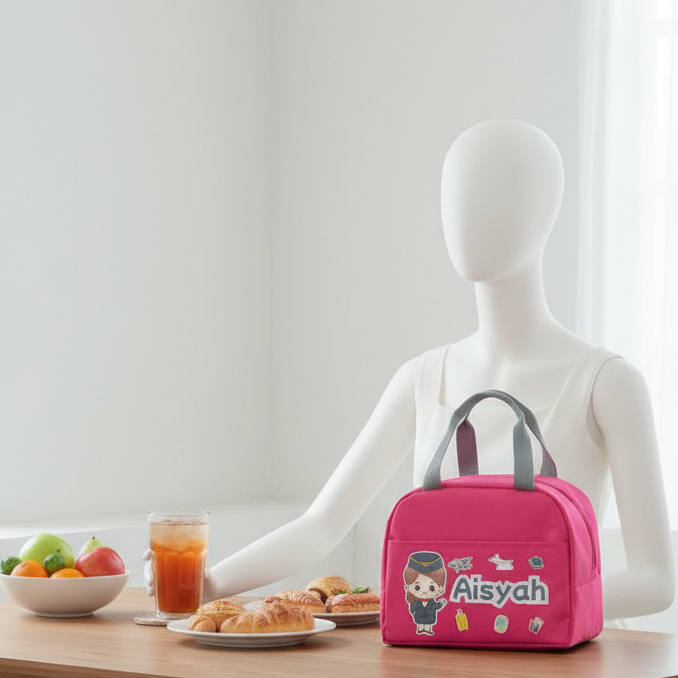 Tas Bekal Thermal Free Custom Nama Tas Betha 1