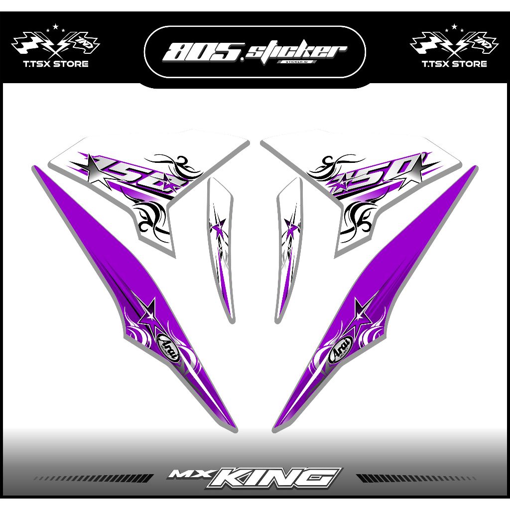 STRIPING MX KING 150/STIKER VARIASI MX KING/STIKER STRIPING MX KING 150 KEREN