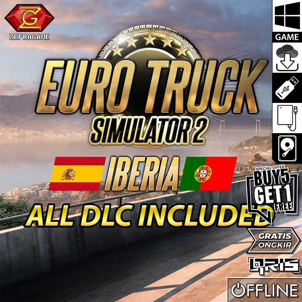 EURO TRUCK SIMULATOR 2 Deluxe Edition ETS2 ETS 2 Game PC Laptop Games