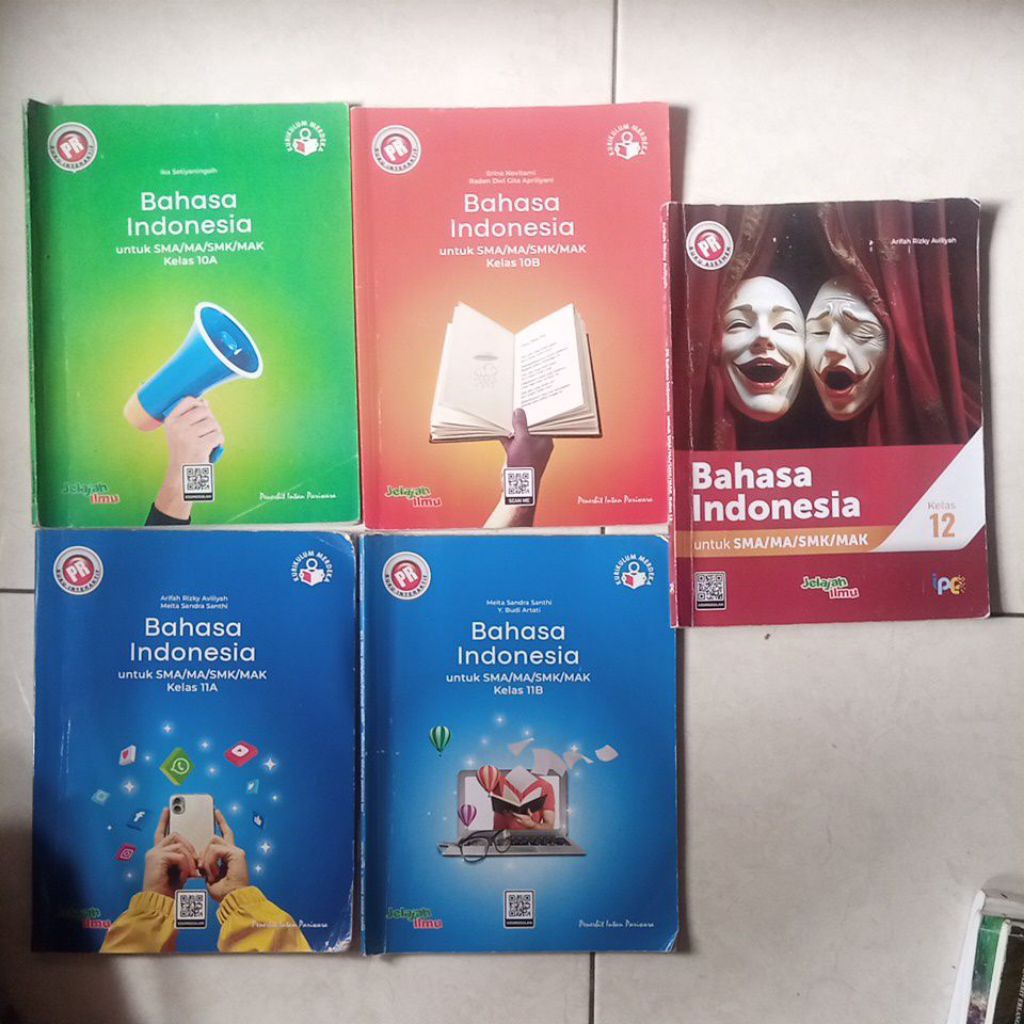 (BUKU BEKAS) PR Intan Pariwara Bahasa Indonesia KELAS 10/11/12