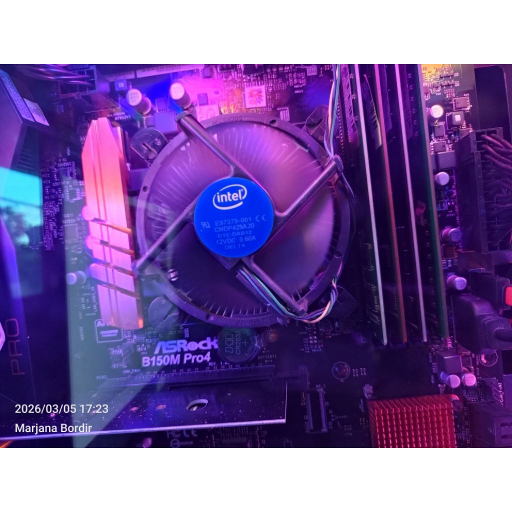 mobo asrock b150m pro4 plus i3 6100