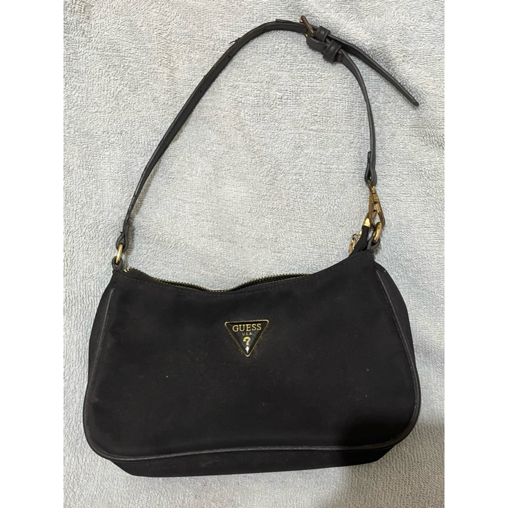 PRELOVED SHOULDER BAG GUESS BLACK