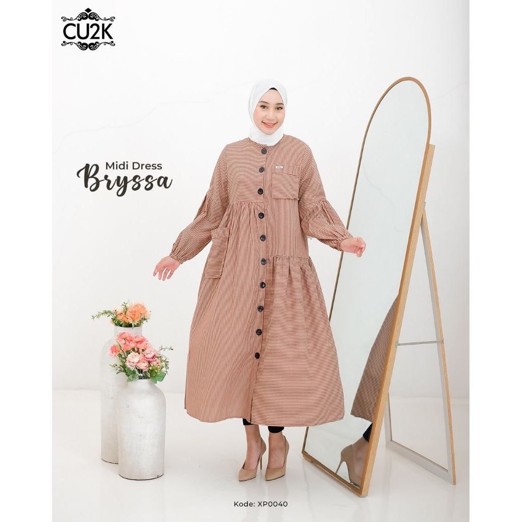 CU2K Mini Dress Bryssa Katun Premium Import Original Cu2K mini dress Mewah
