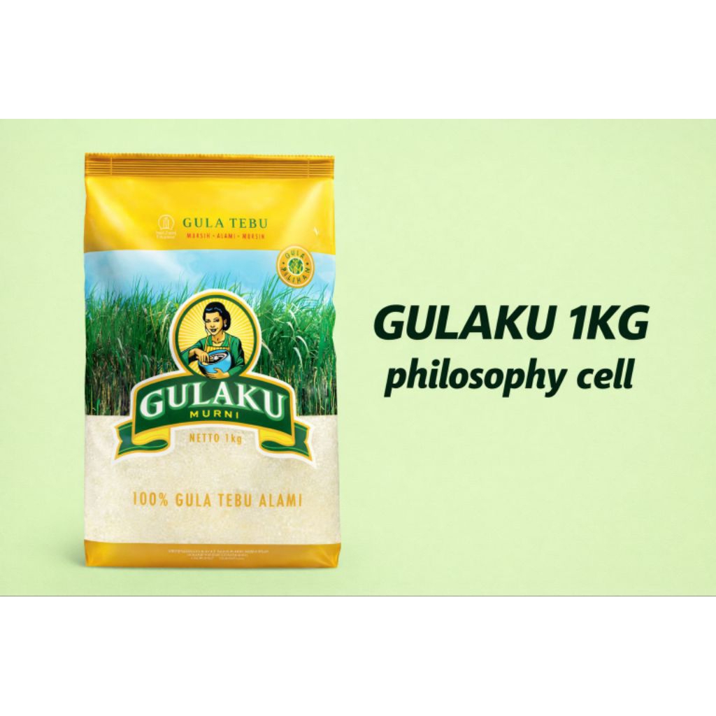 Gula Pasir Gulaku 1KG (Gulaku 1 kg) free packing