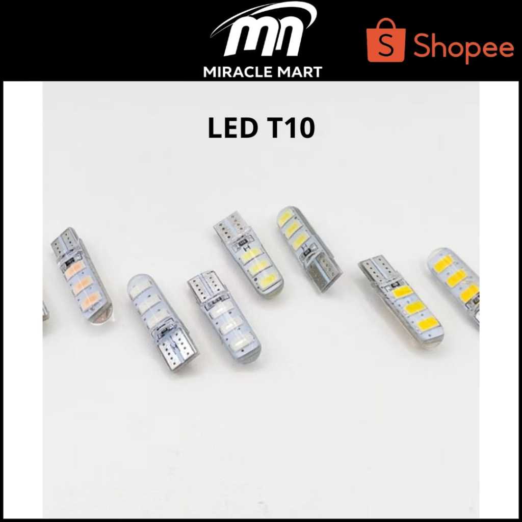 Lampu LED Senja Sein T10 - Sepasang Lampu Sein Senja LED T10 JELLY Standby / Lampu Motor Mobil