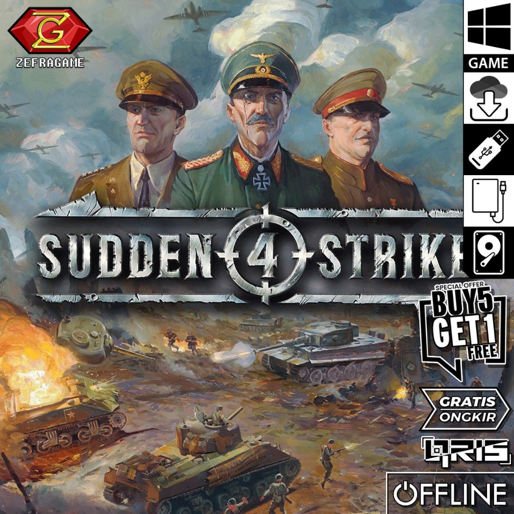 SUDDEN STRIKE 4 Game PC Laptop Games