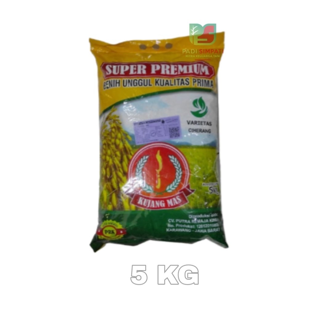 Benih Padi Unggul Bersertifikat  Padi Ciherang / Bibit Padi Ciherang - 5 kG