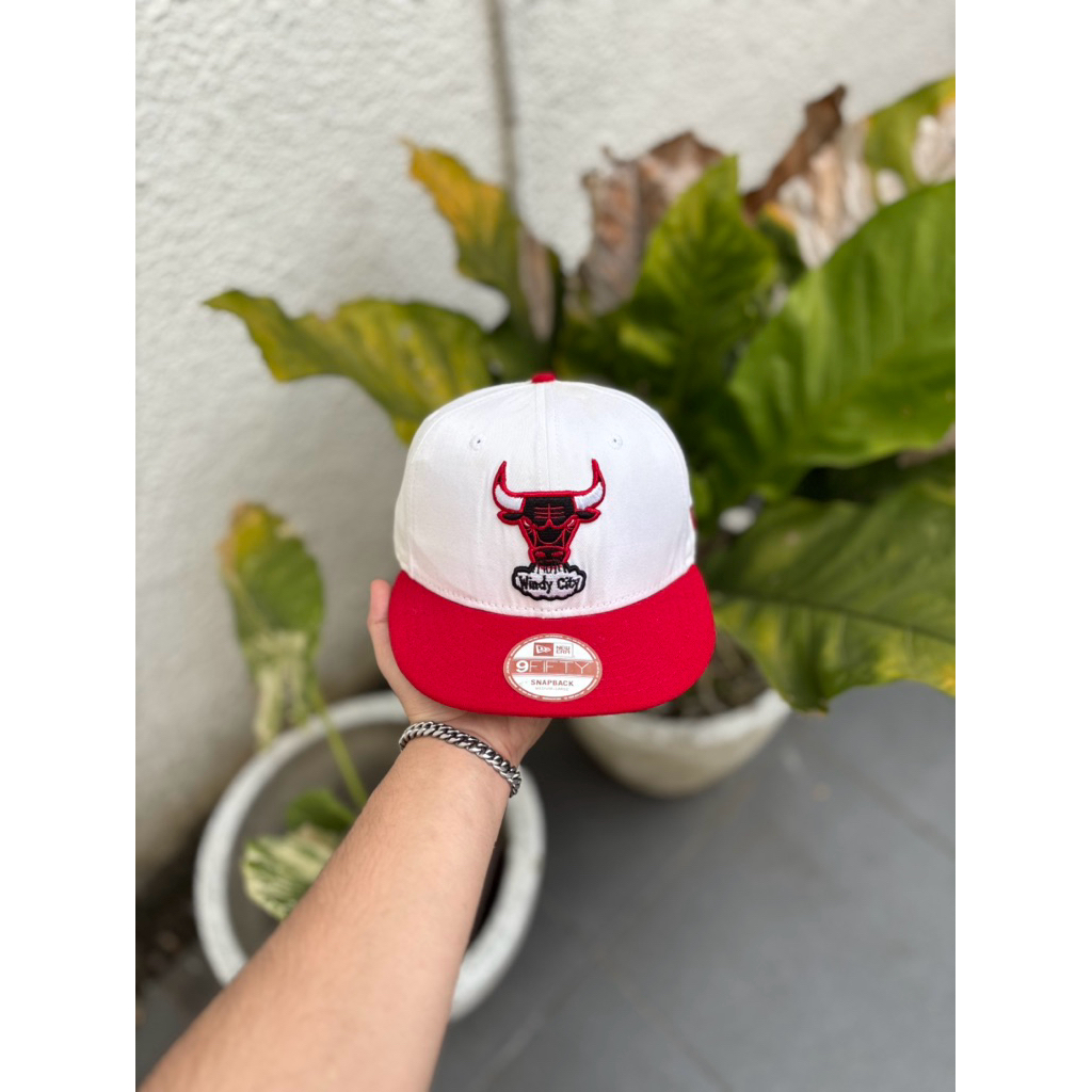 Topi Snapback New Era Chicago Bulls Windy City
