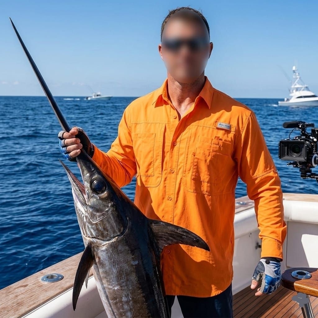 Reel Legends Mens Saltwater II Long Sleeve UPF Fishing Shirt, Apricot.