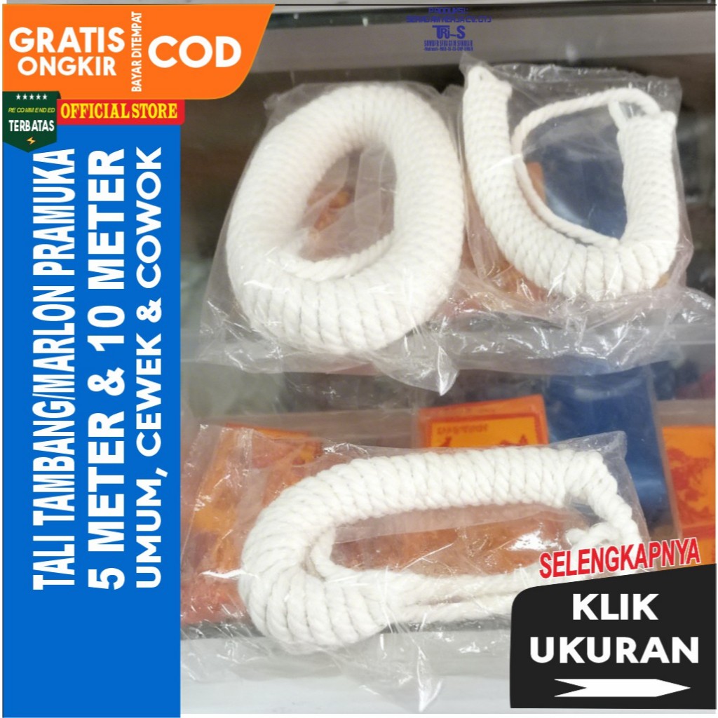 Tali Tambang | Tali Tambang Pramuka 5 Meter | Tali Tambang Pramuka 10 Meter | Tali Tambang Pramuka S
