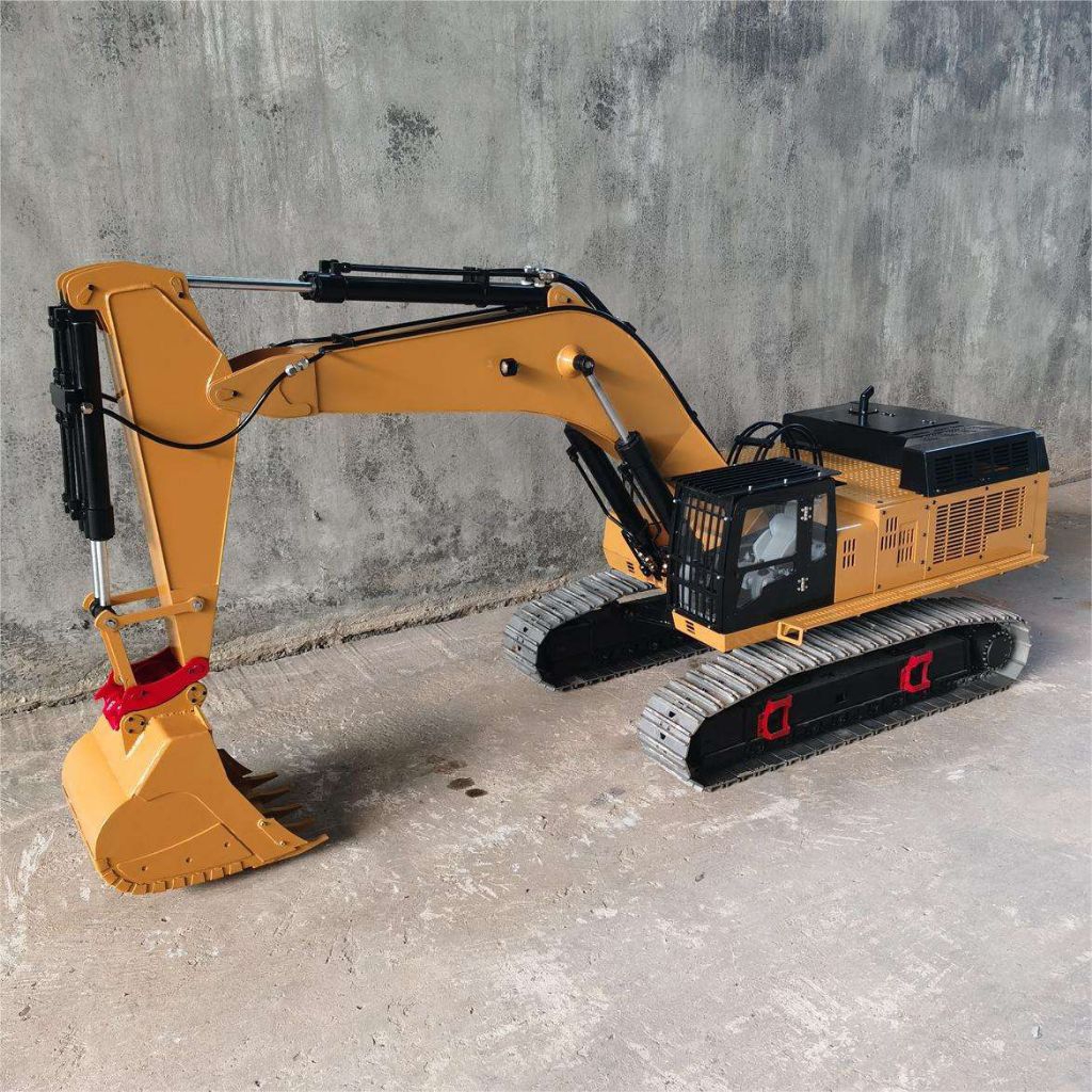 WTS  Model Excavator Hidrolik RC Caterpillar Skala 1/8 Model Excavator Hidrolik Skala Besa