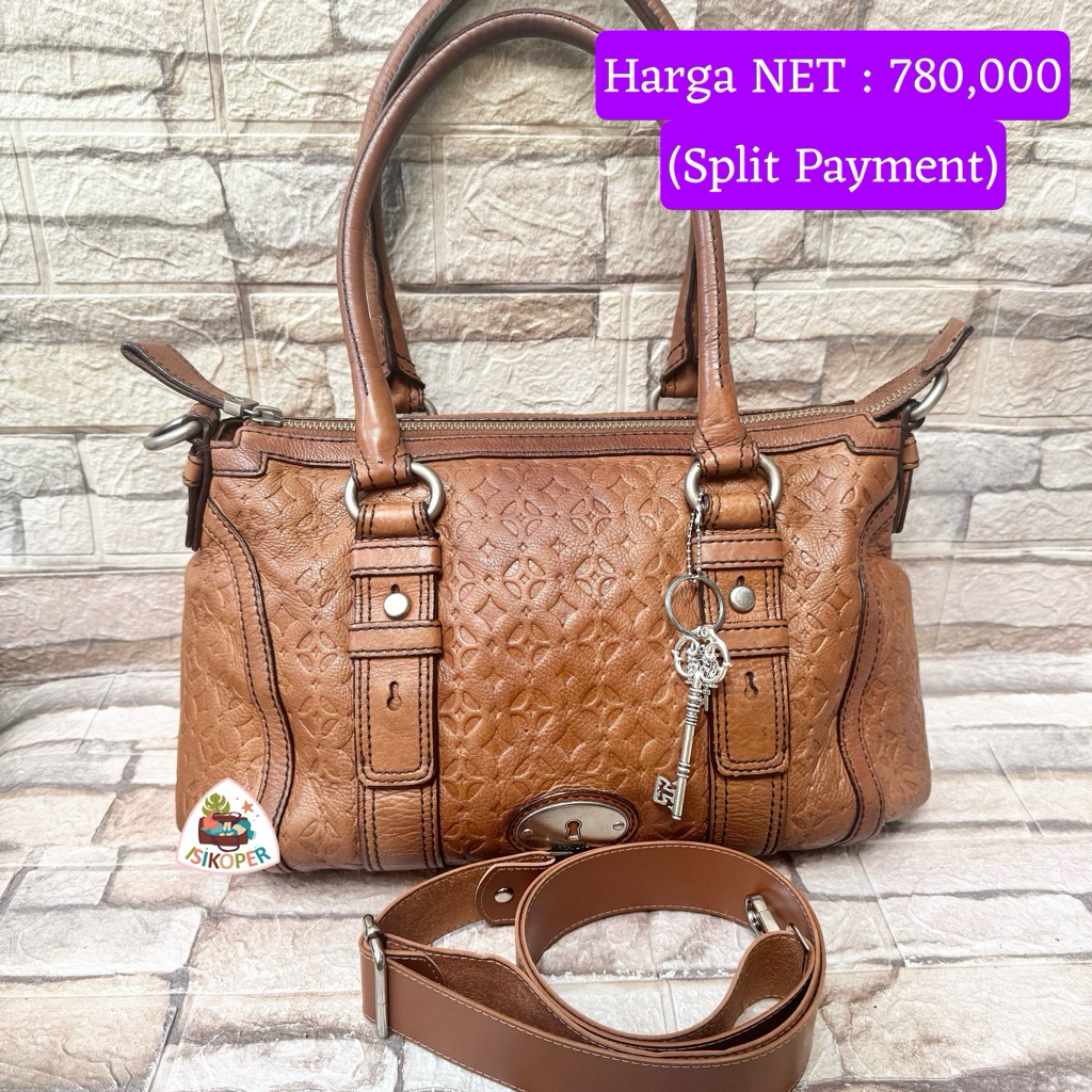340# NET-Preloved Fossil Maddox Speedy Embosed Medium (talpan dan key ala ala)