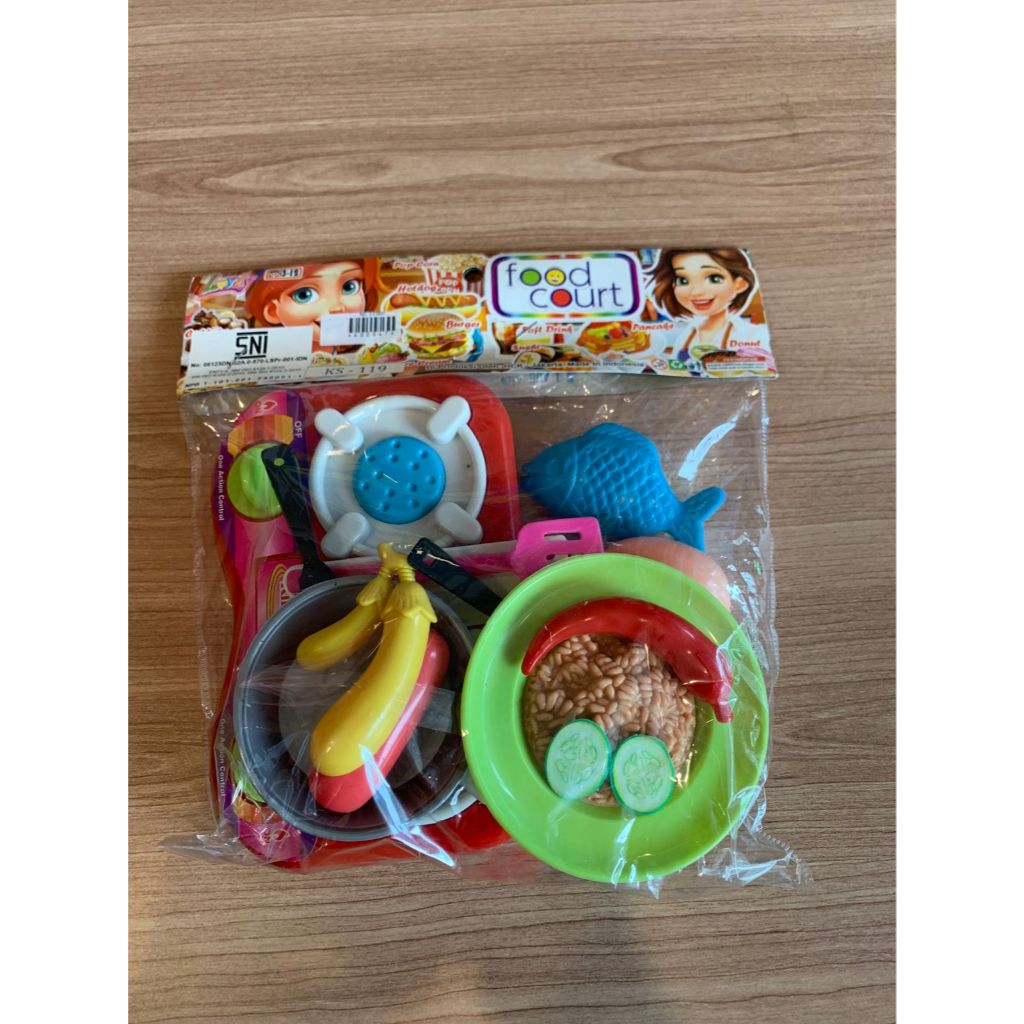 MAINAN MASAK MASAKAN MURAH MERIAH - KS119 - MASAK MASAKAN SET NASI GORENG
