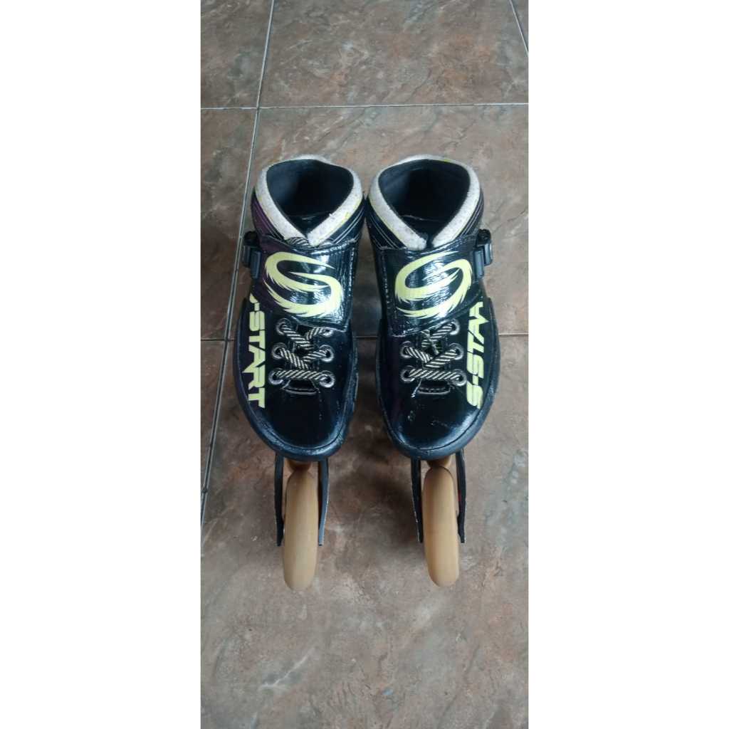 Boots Sepatu Roda Merek Skating Start Gen 1 Carbon 100% Size 35 Insole 23cm