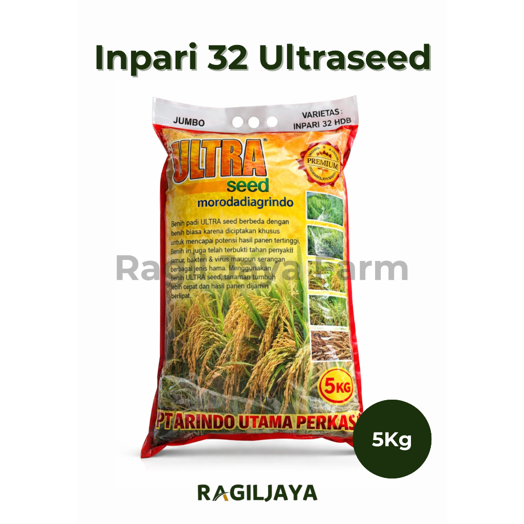 Benih Padi Inpari 32 HDB Ultra Seed - 5Kg