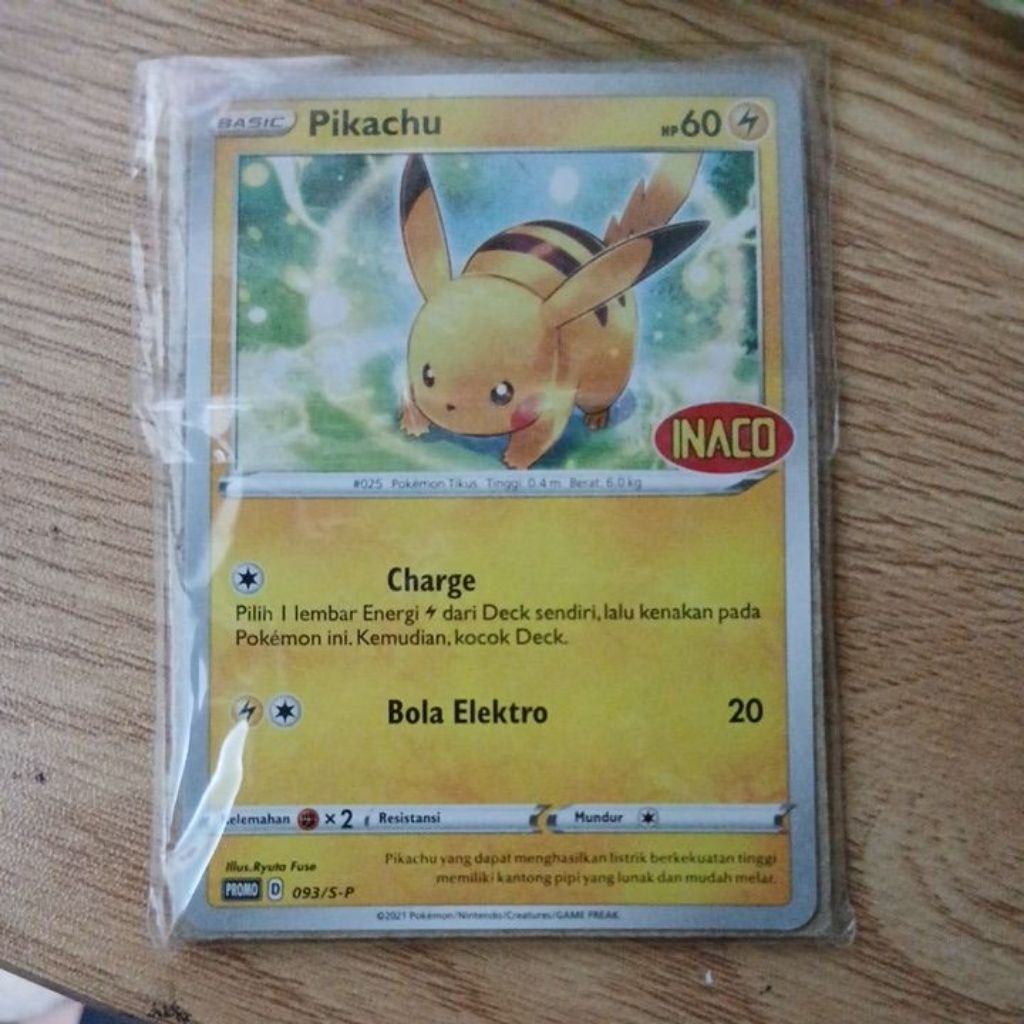 kartu pokemon promo choki choki, goodday, dan inaco, original harga tertera untuk satu atau 2 kartu